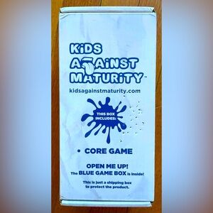 Kids Against Maturity Card Game, New in Box